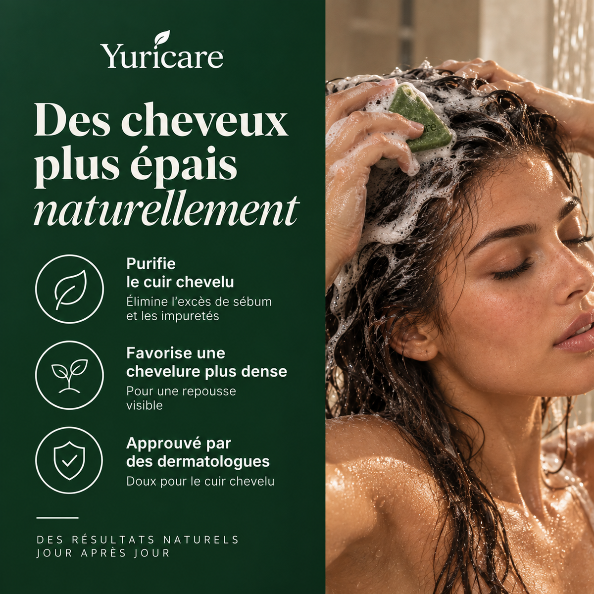 Savon Coréen Anti-Chute | 12 plantes Naturelles