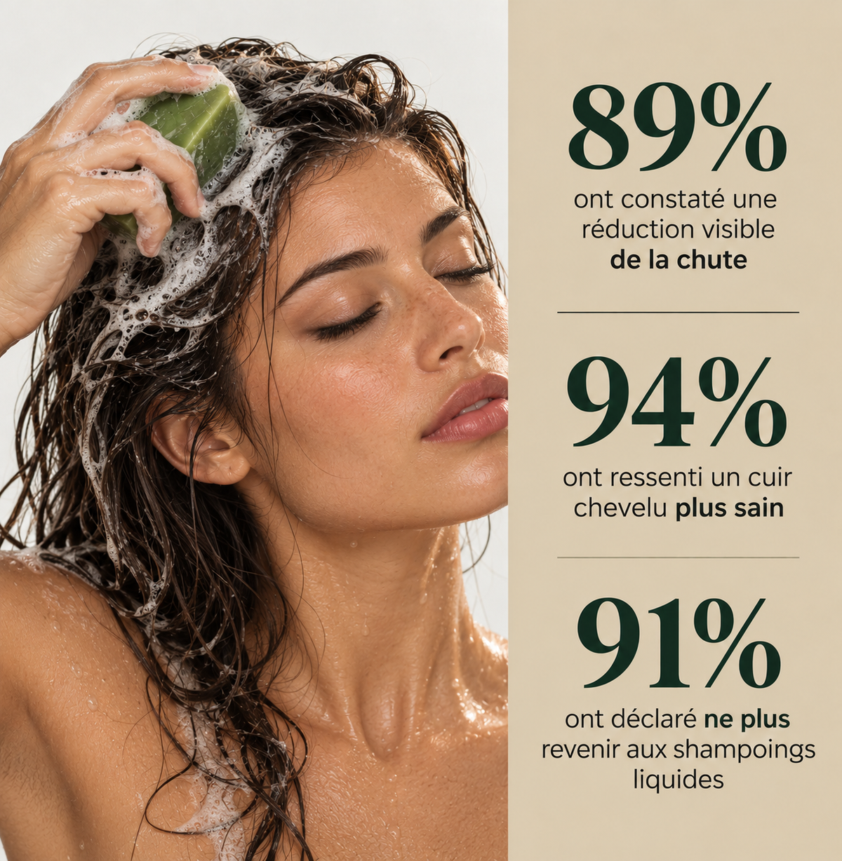 Savon Coréen Anti-Chute | 12 plantes Naturelles